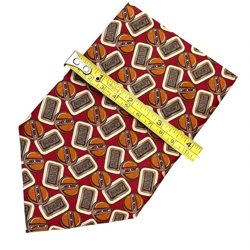 Valentino‎ Cravatte Silk Necktie Geometric Pattern Made in Italy